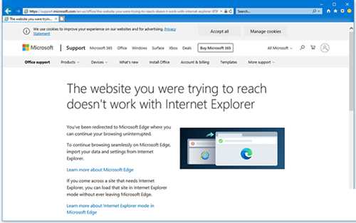 Win10禁止IE浏览器自动跳转EDGE浏览器的方法